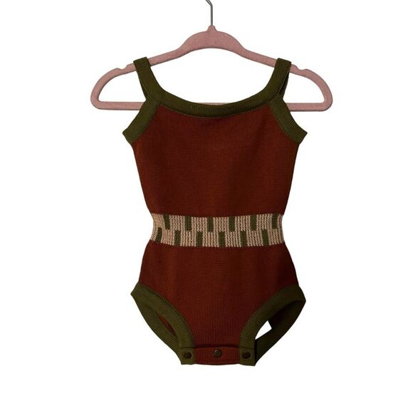 Misha & Puff Red Tank Keyboard Playsuit Size 0-6 Months NWT - Picture 1 of 3